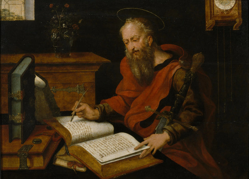 Saint Paul écrit - Cornelis Bazelaere