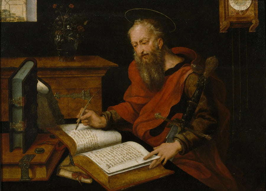 Saint Paul écrit - Cornelis Bazelaere