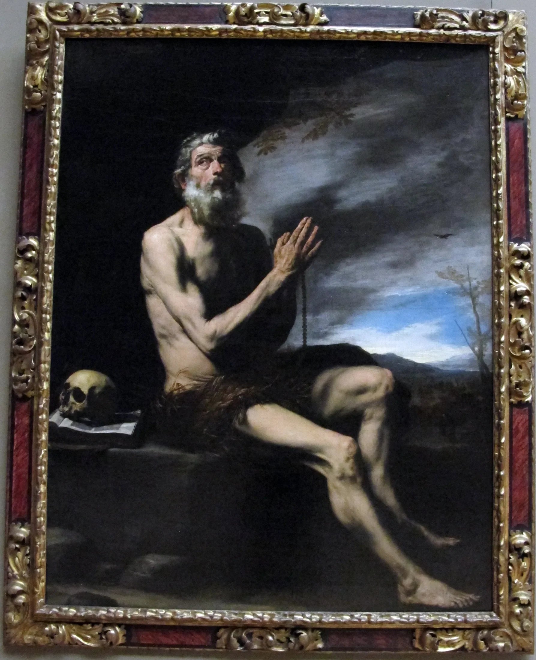 Saint Paul ermite - Jusepe de Ribera image 1 copie de tableau peinte à la main
