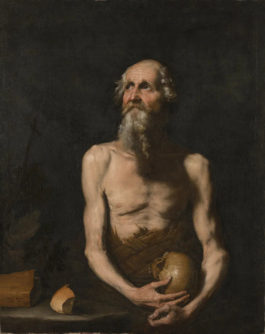 Saint Paul l'Ermite - Jusepe de Ribera image 1 tableau peint à l’huile sur toile