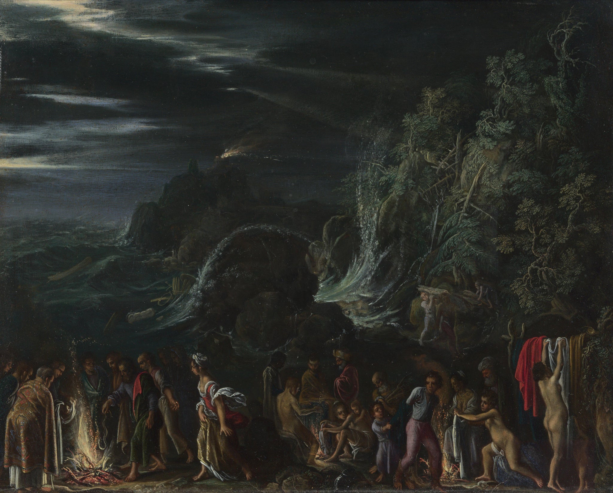 Saint Paul on Malta - Adam Elsheimer