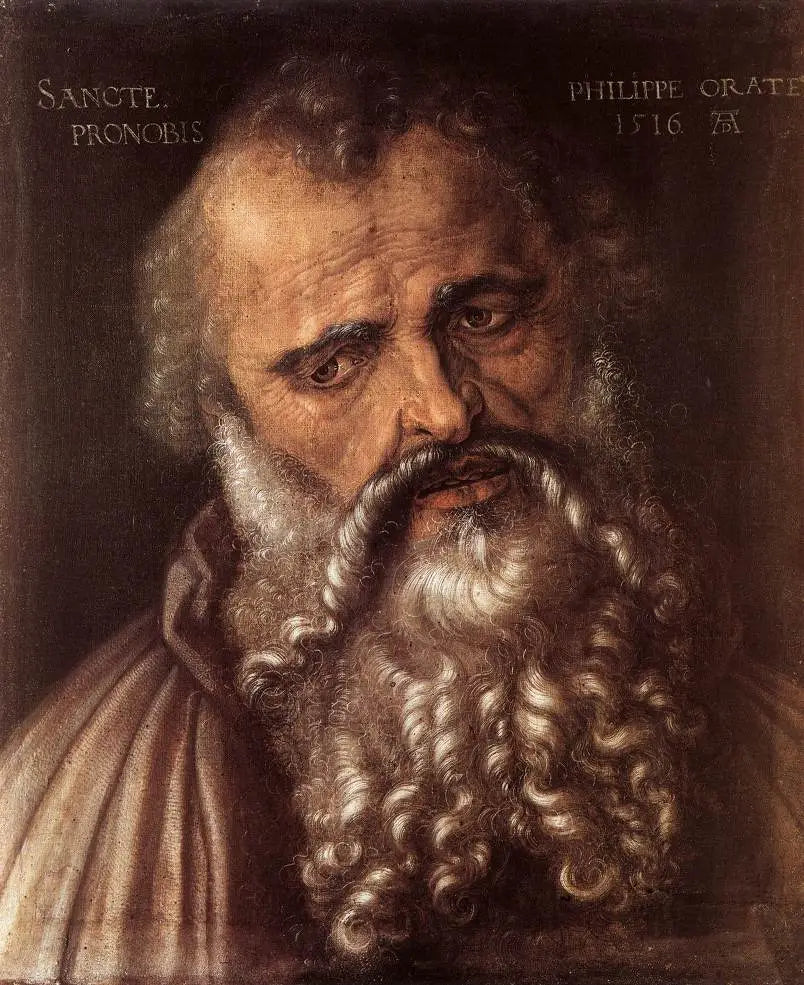 Saint Philippe - Albrecht Dürer image 1 reproduction de peinture à l’huile