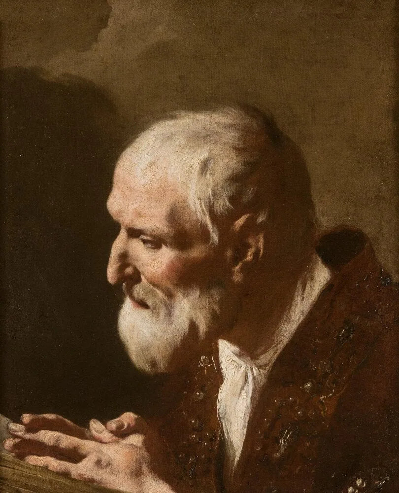 Saint Philippe Néri en prière - Giovanni Battista Piazzetta image 1 copie peinte à la main à l’huile