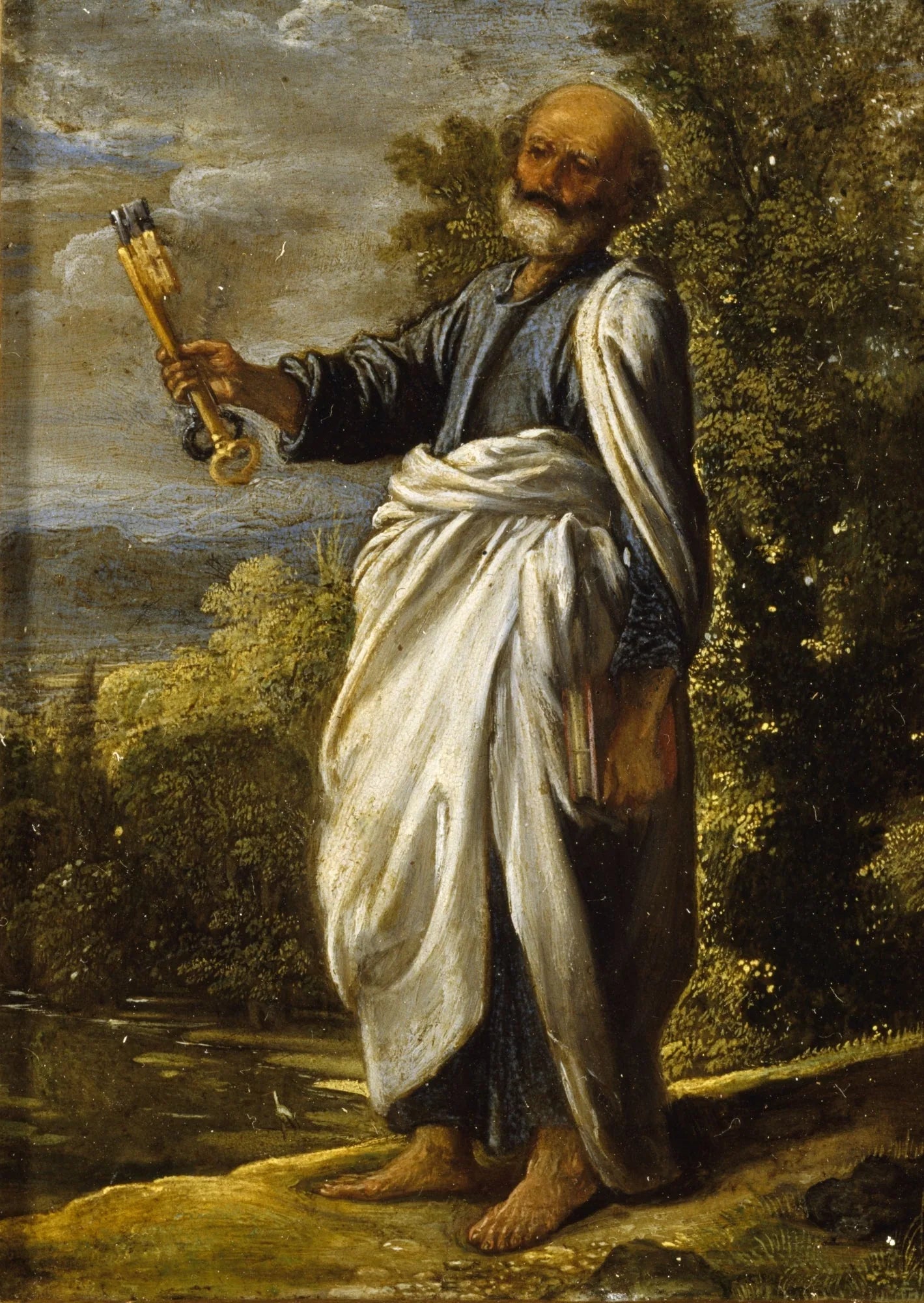 Saint-Pierre - Adam Elsheimer image 1 reproduction de peinture à l’huile