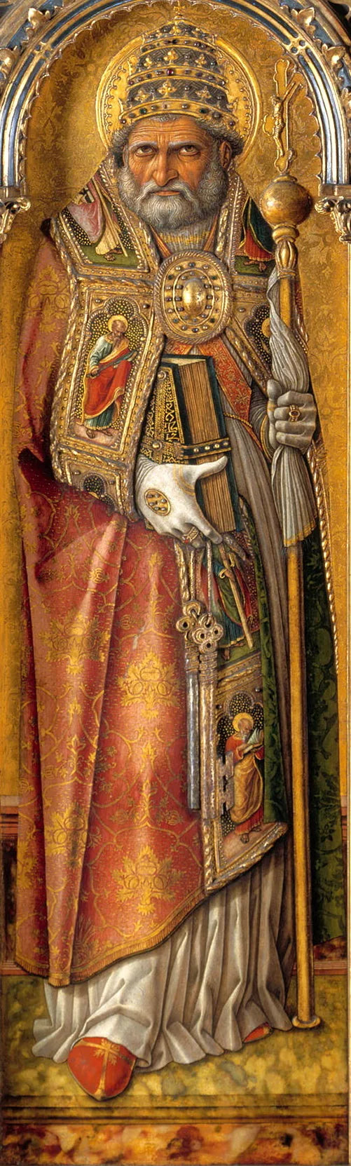 Saint Pierre - Carlo Crivelli image 1 reproduction de peinture à l’huile