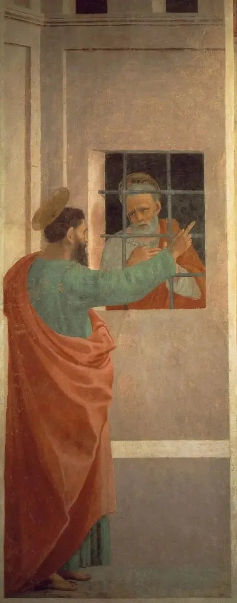 Saint Pierre en prison est visité par saint Paul - Filippino Lippi