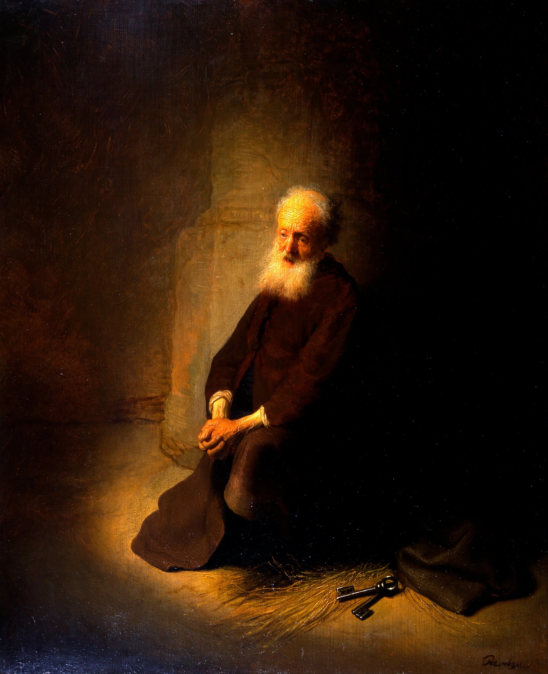 Saint Pierre en prison — Rembrandt