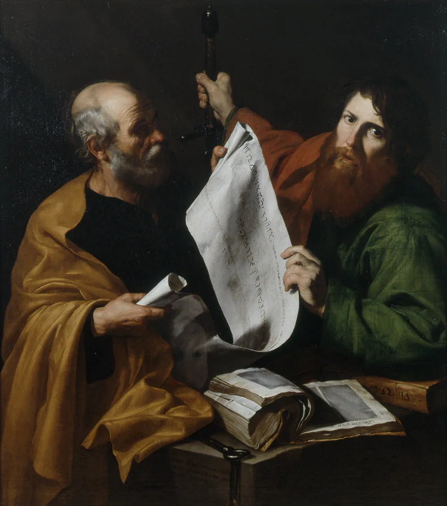 Saint Pierre et Saint Paul - Jusepe de Ribera image 1 reproduction d’œuvre d’art à l’huile