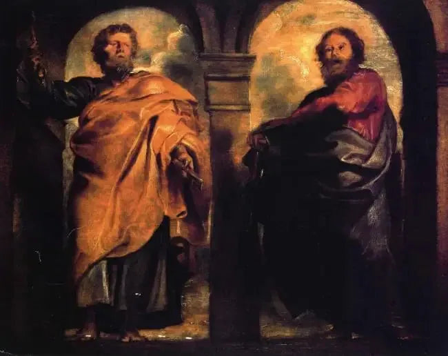 Saint Pierre et Saint Paul - Peter Paul Rubens image 1 reproduction artisanale de tableau