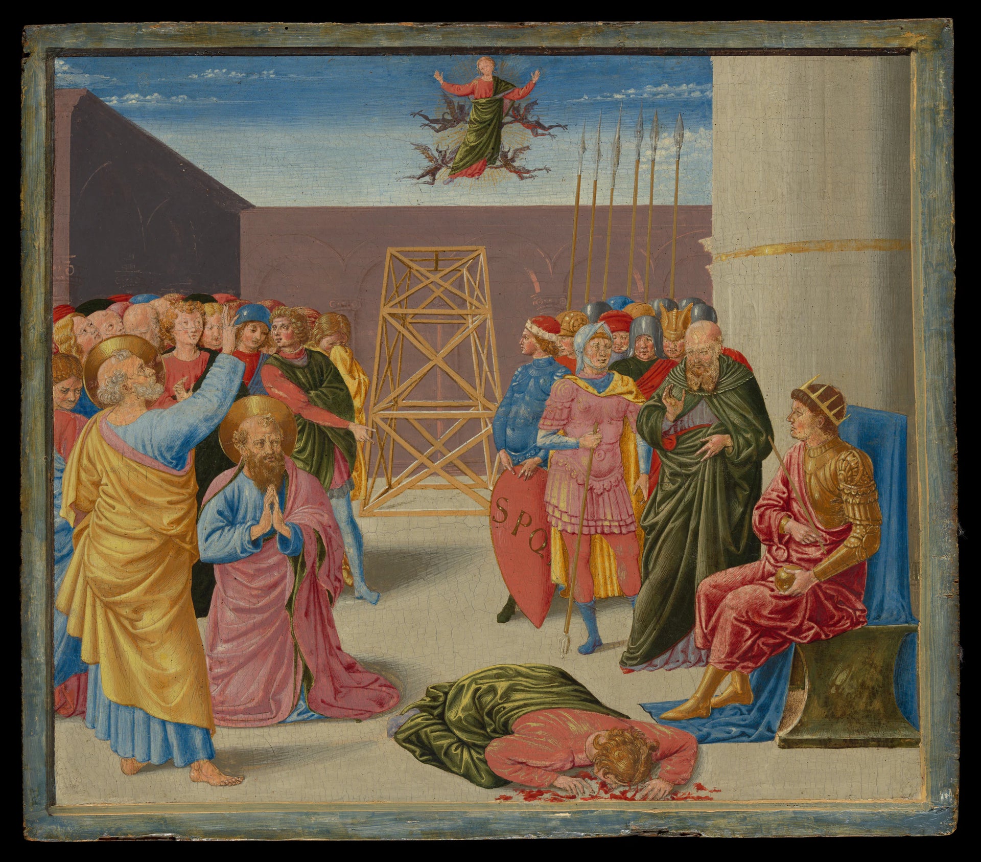 Saint Pierre et Simon le Magicien - Benozzo Gozzoli (Benozzo di Lese di Sandro)