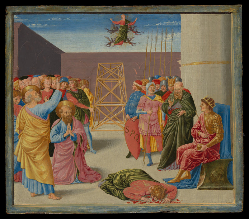 Saint Pierre et Simon le Magicien - Benozzo Gozzoli (Benozzo di Lese di Sandro)