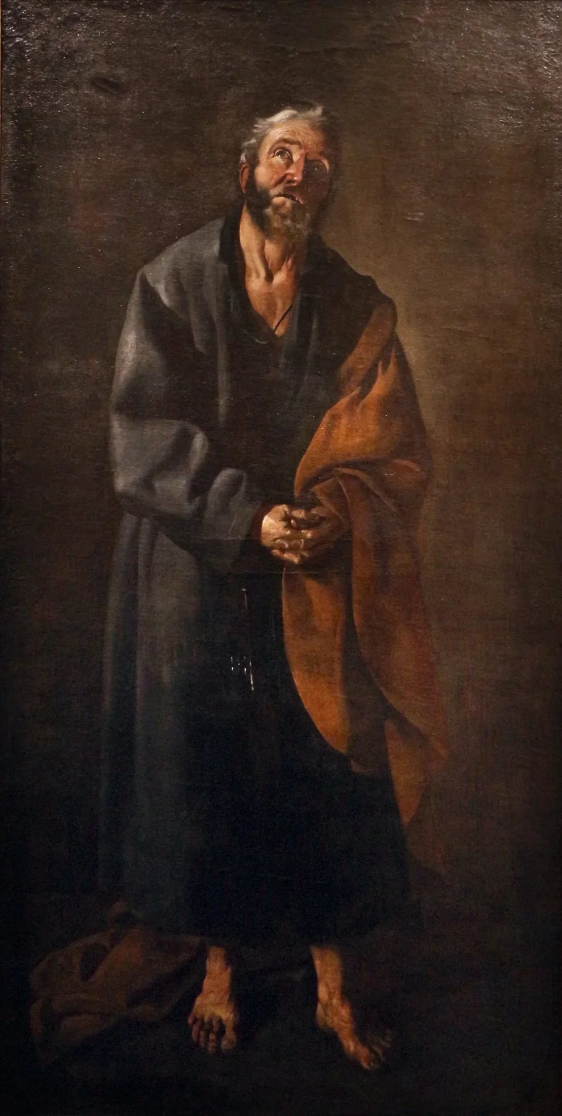 Saint Pierre - Francisco de Zurbarán image 1 copie peinte à la main à l’huile