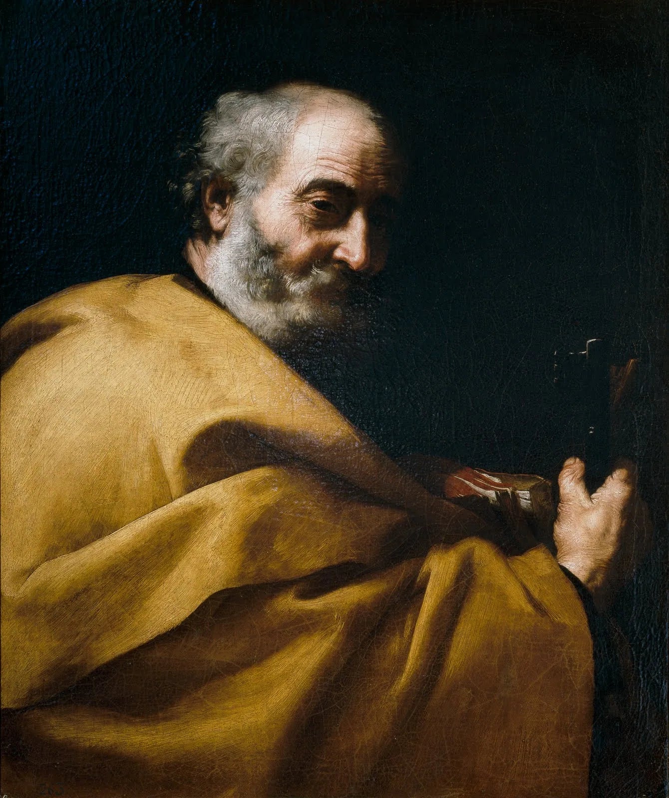 Saint-Pierre - Jusepe de Ribera image 1 copie peinte à la main à l’huile