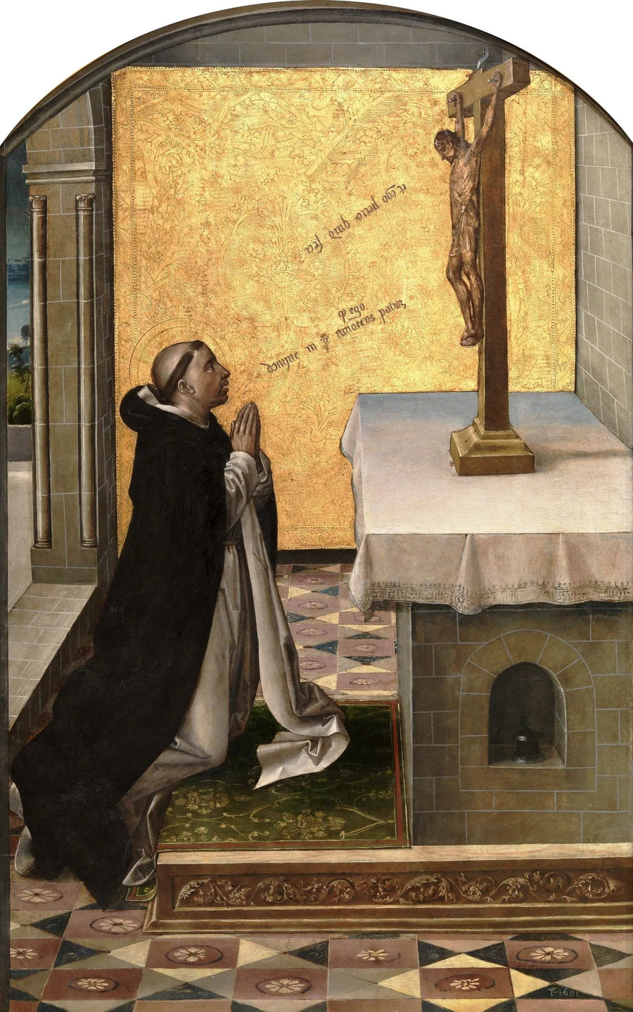 Saint Pierre le Martyr en prière - Pedro Berruguete