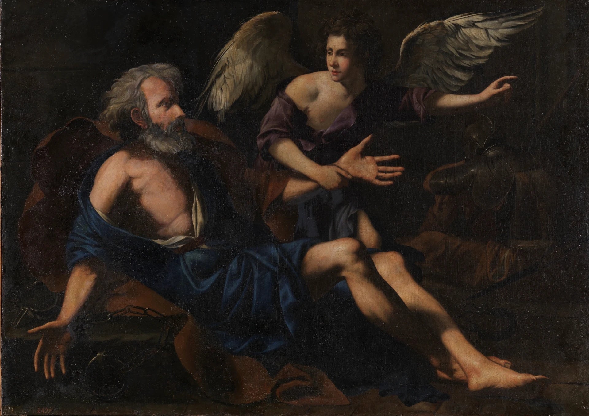 Saint Pierre libéré par un ange - Tommaso Salini