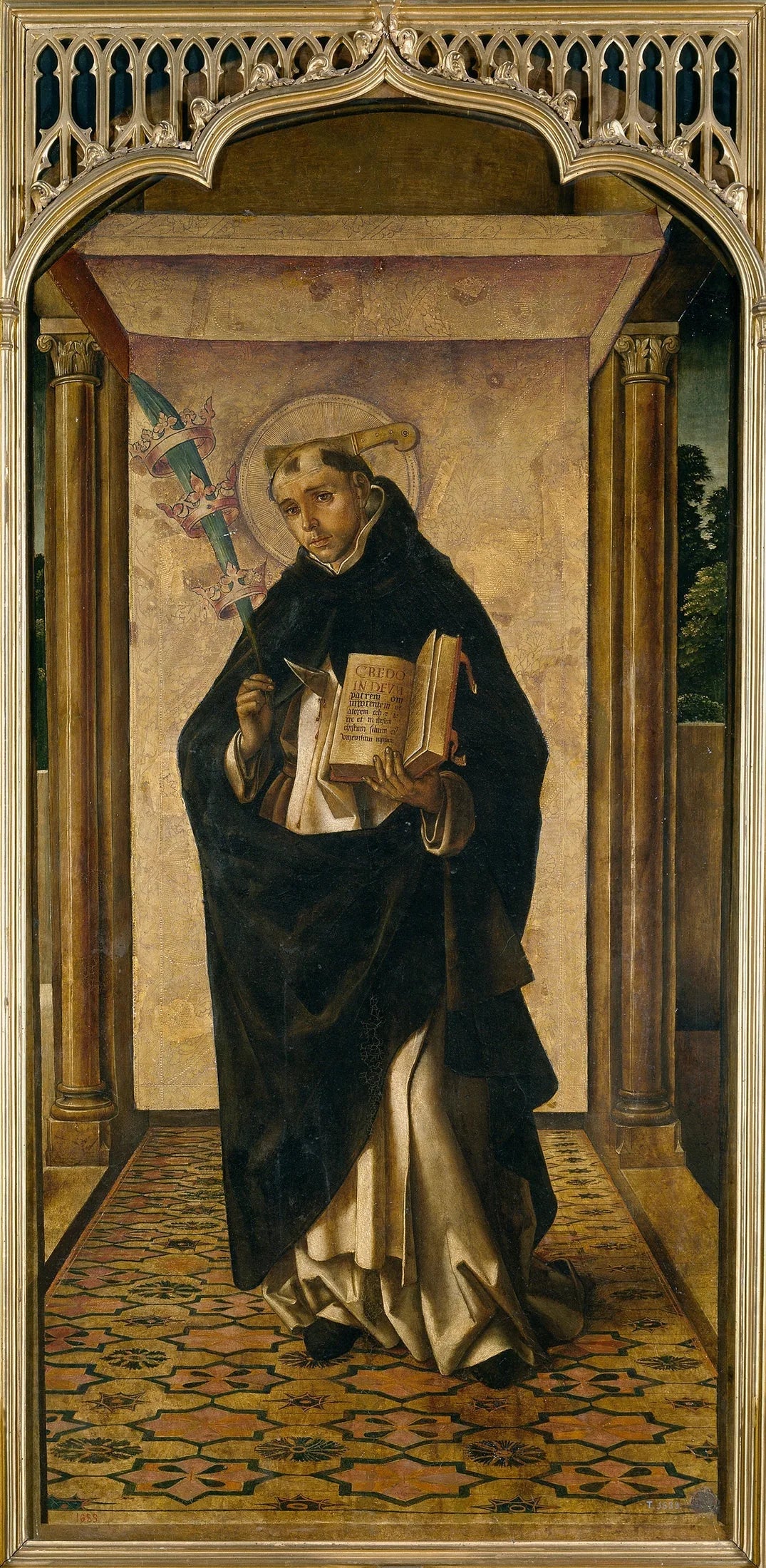 Saint Pierre Martyr - Pedro Berruguete image 1 reproduction d’œuvre d’art à l’huile