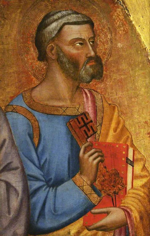 Saint Pierre, mi-longueur - Jacopo di Cione image 1 reproduction d’œuvre d’art à l’huile