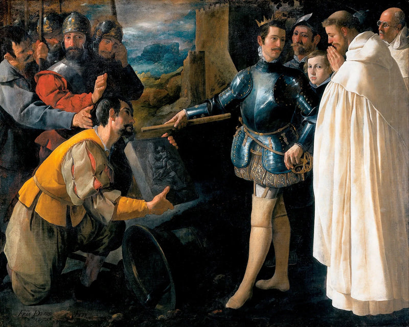 Saint Pierre Nolasco récupérant l'image de la Vierge d'El Puig - Francisco de Zurbarán