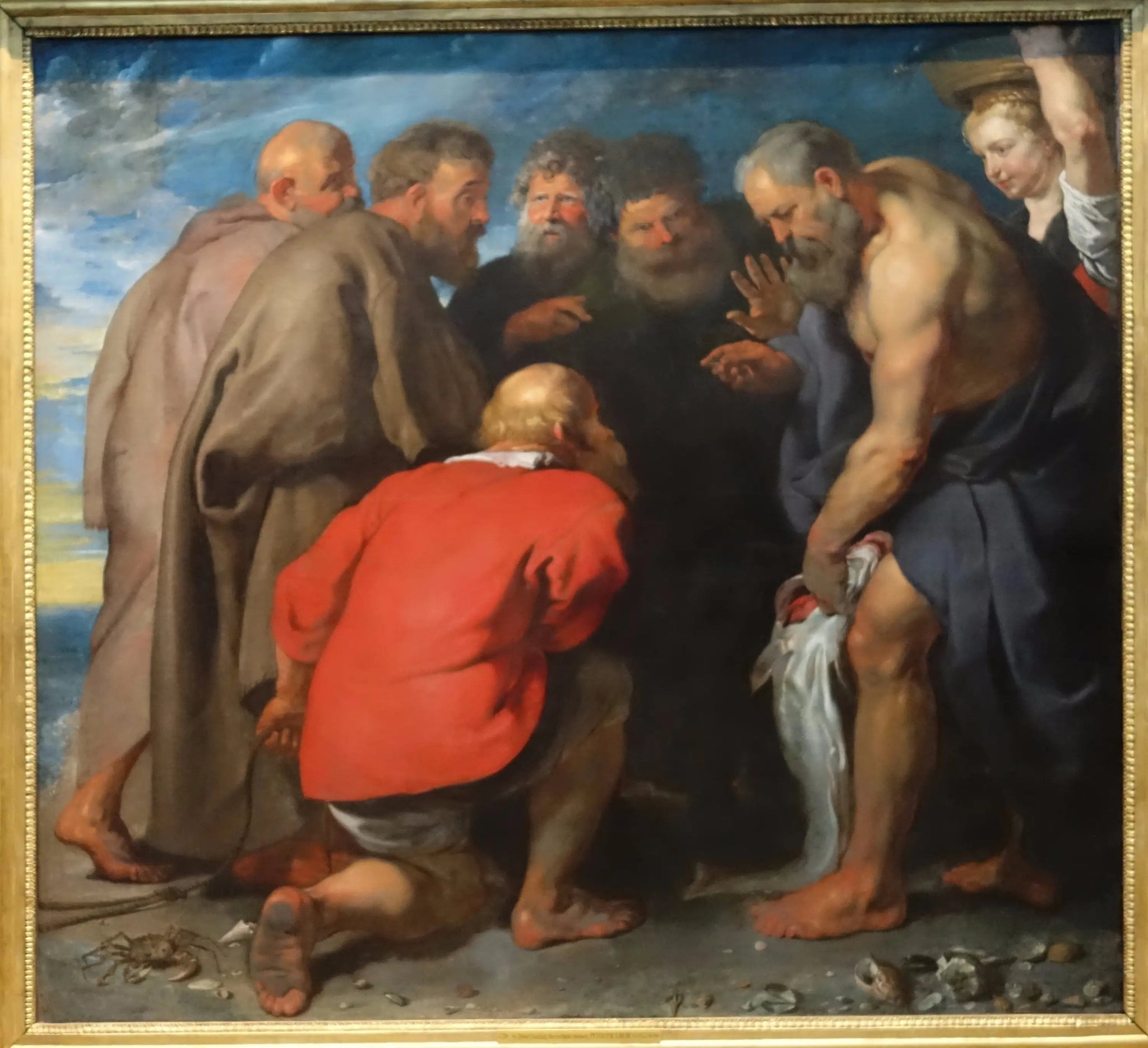Saint Pierre trouvant l'argent du tribut - Peter Paul Rubens image 1 reproduction artisanale de tableau