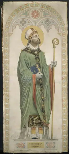 Saint Robert, ou Rupert, évêque de Worms - Jean-Auguste-Dominique Ingres image 1 reproduction d’œuvre d’art à l’huile