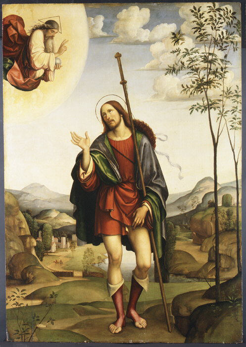 Saint Roch - Francesco Francia image 1 copie de tableau peinte à la main