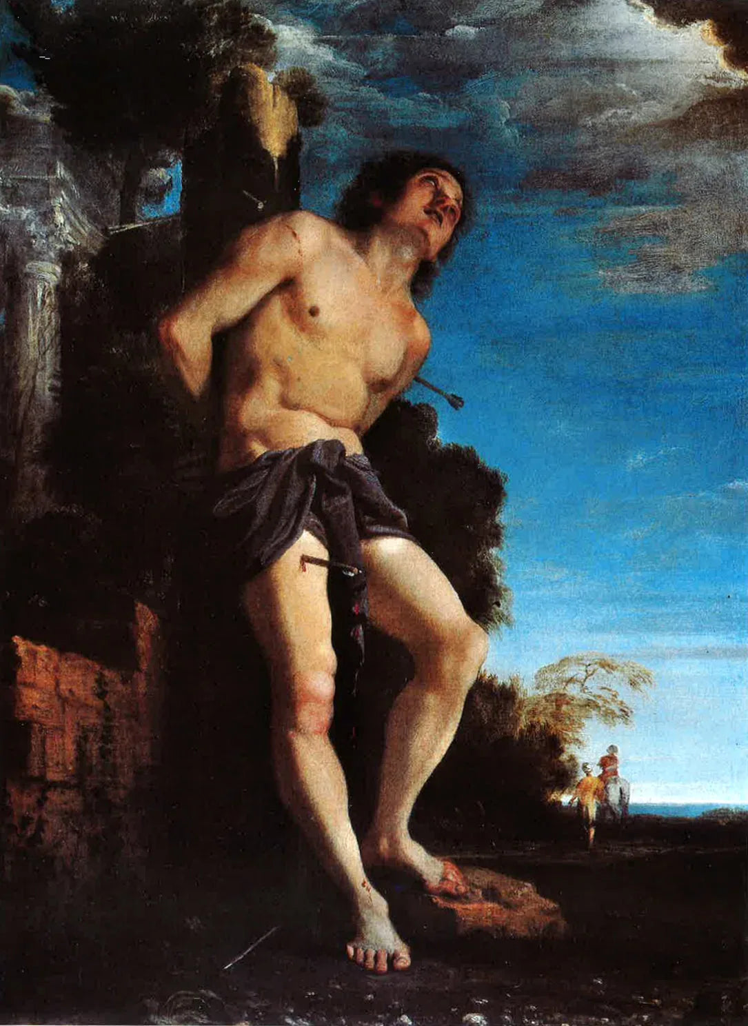Saint Sébastien - Annibale Carracci image 1 tableau peint à l’huile sur toile