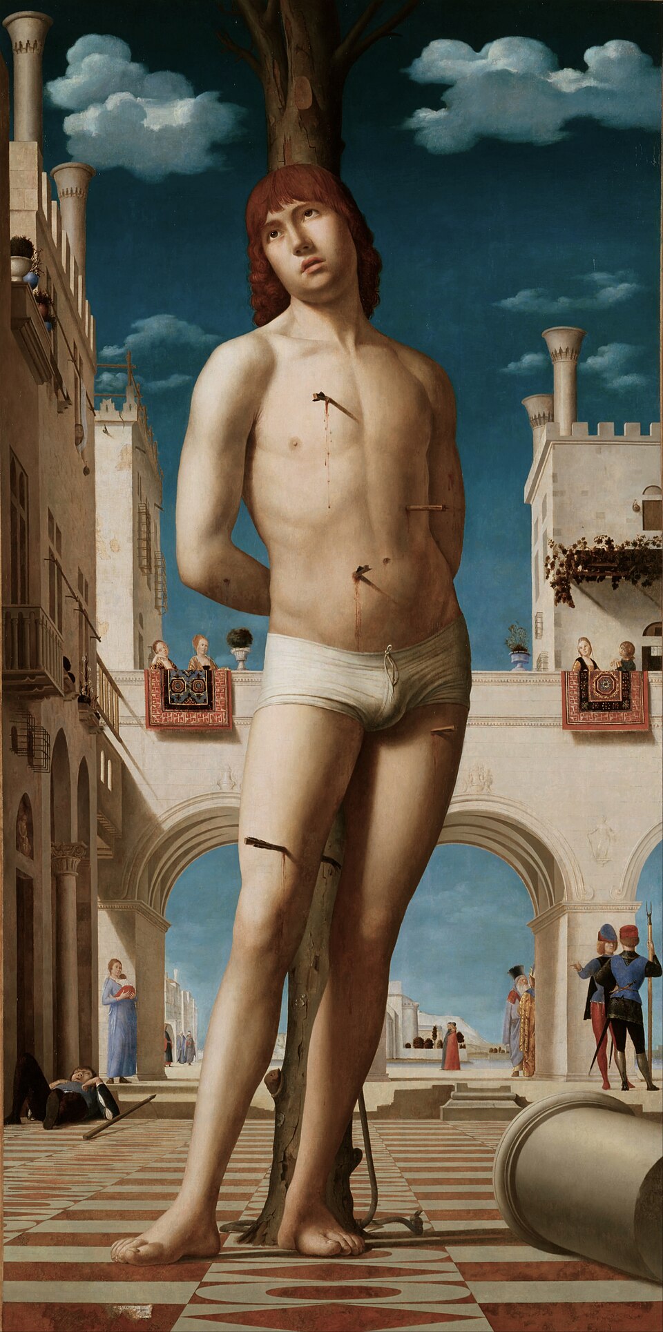 Saint Sébastien - Antonello de Messine image 1 reproduction artisanale de tableau
