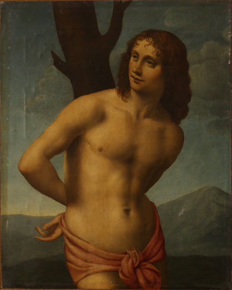 Saint Sébastien - Bernardino Luini image 1 copie peinte à la main à l’huile