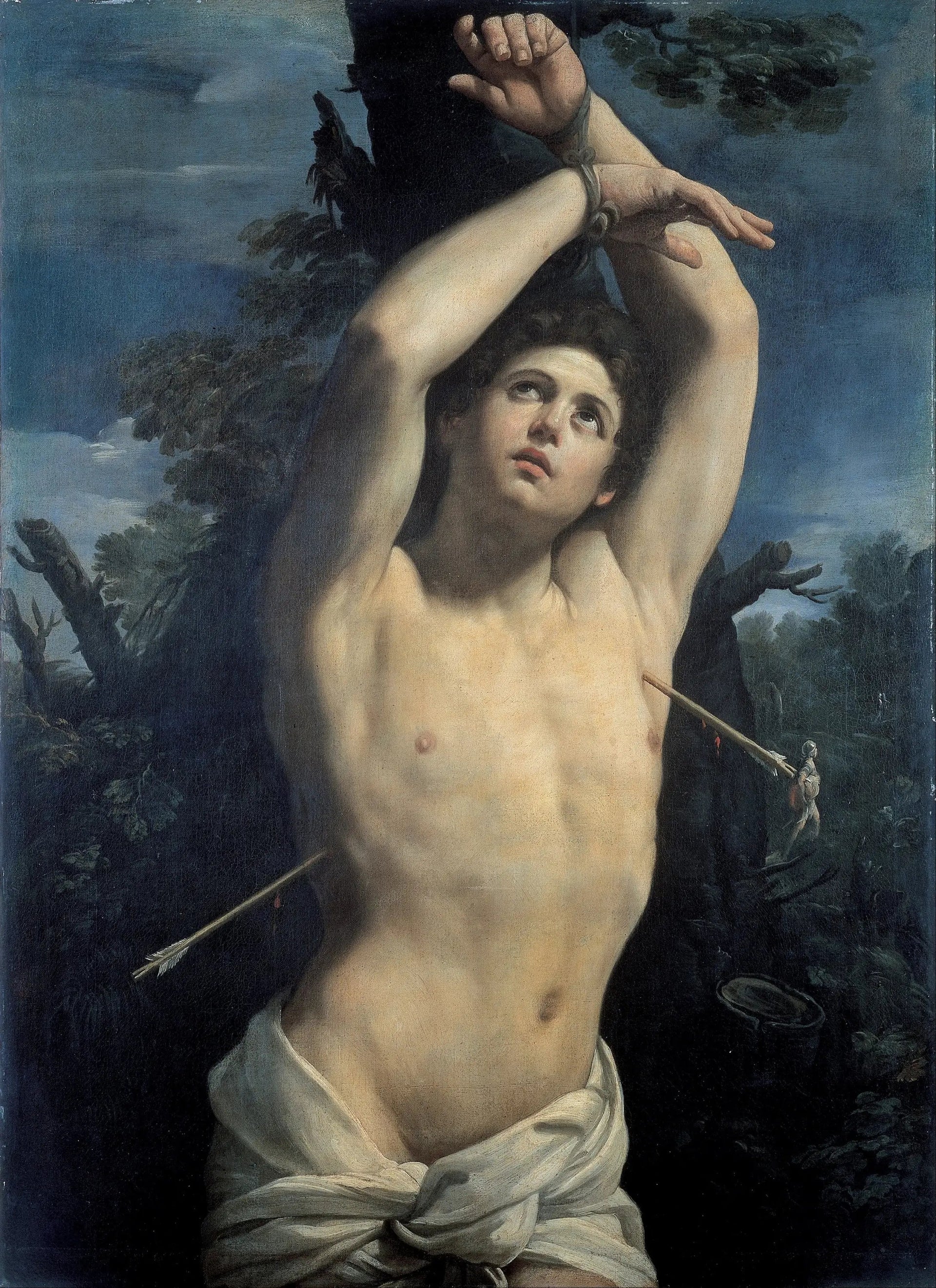 Saint Sébastien - Guido Reni image 1 copie de tableau peinte à la main