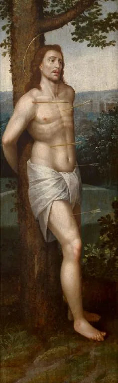 Saint Sébastien - Juan de Juanes image 1 reproduction artisanale de tableau