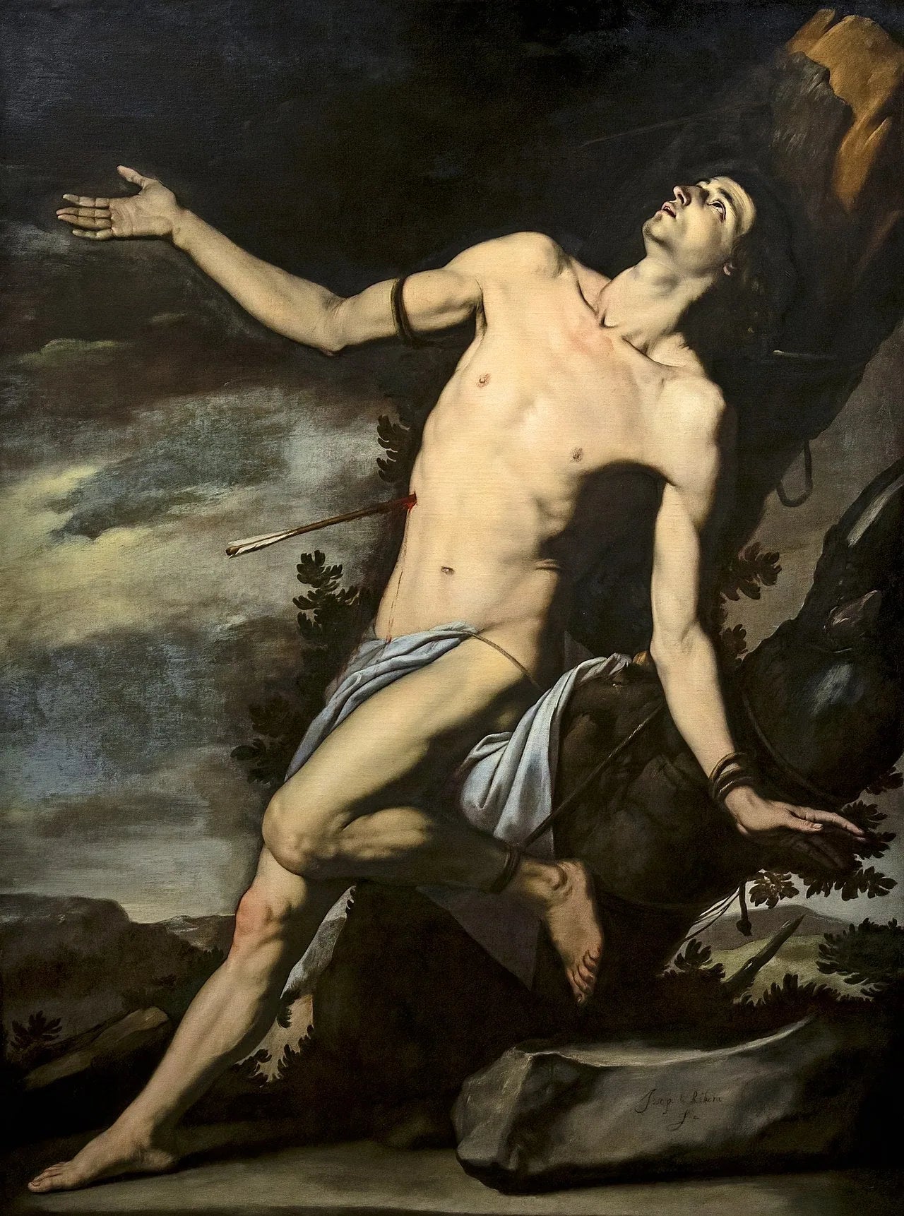 Saint Sébastien - Jusepe de Ribera image 1 tableau peint à l’huile sur toile