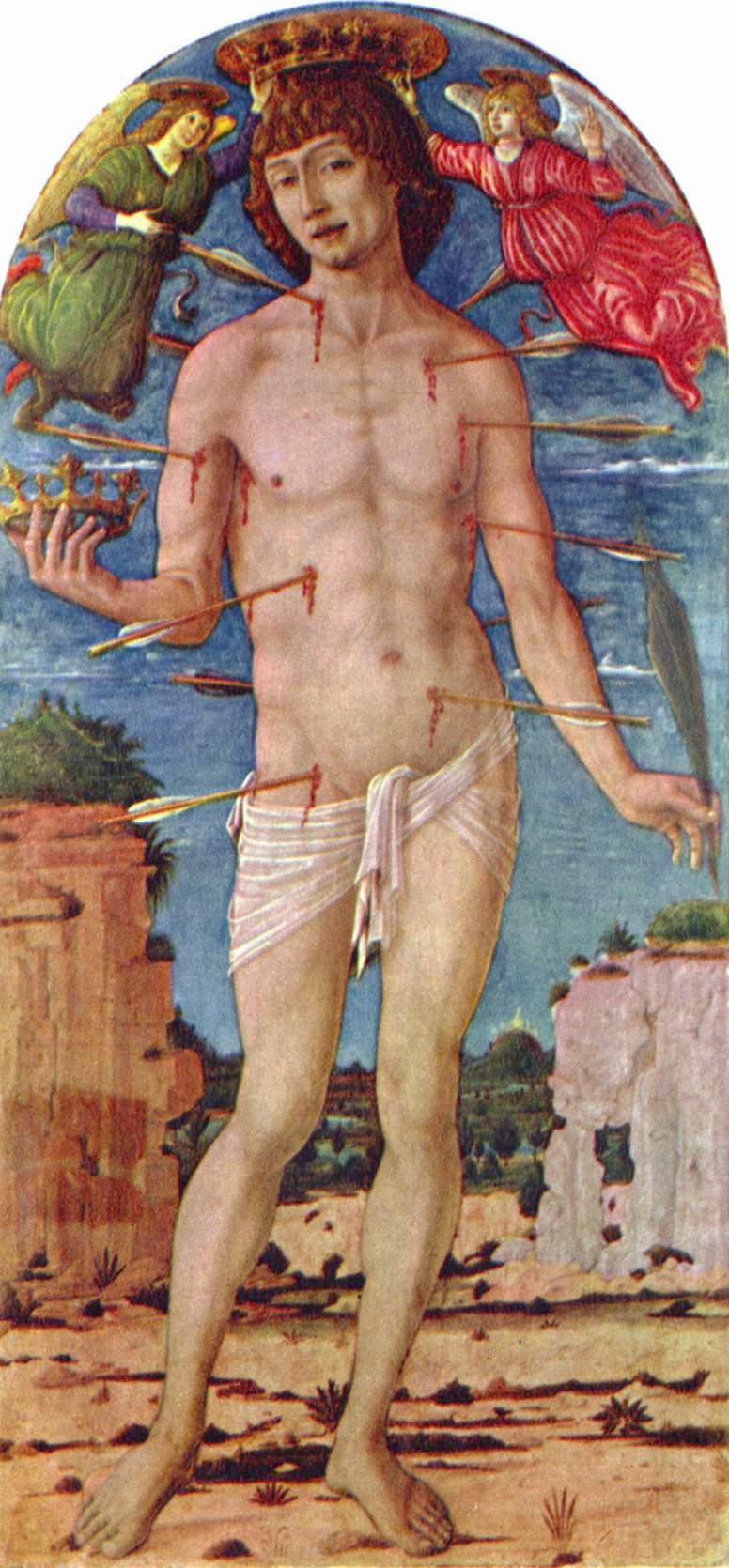 Saint Sébastien - Matteo di Giovanni image 1 copie de tableau peinte à la main