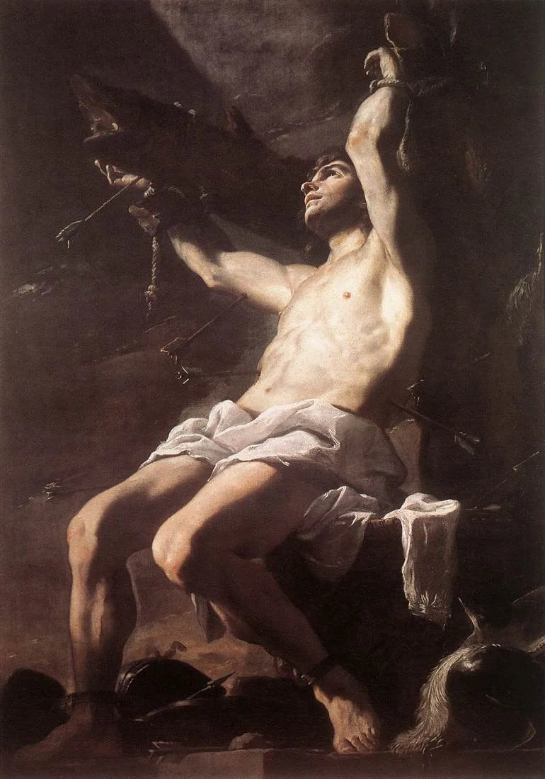 Saint Sébastien - Mattia Preti image 1 reproduction d’œuvre d’art à l’huile