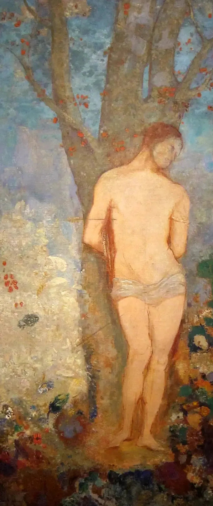 Saint Sébastien - Odilon Redon image 1 reproduction artisanale de tableau