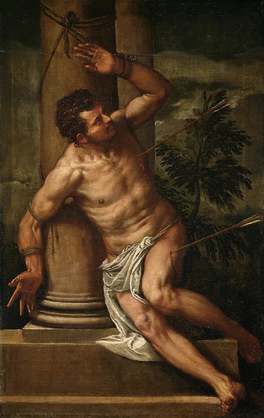 Saint Sébastien - Paul Véronèse image 1 reproduction artisanale de tableau