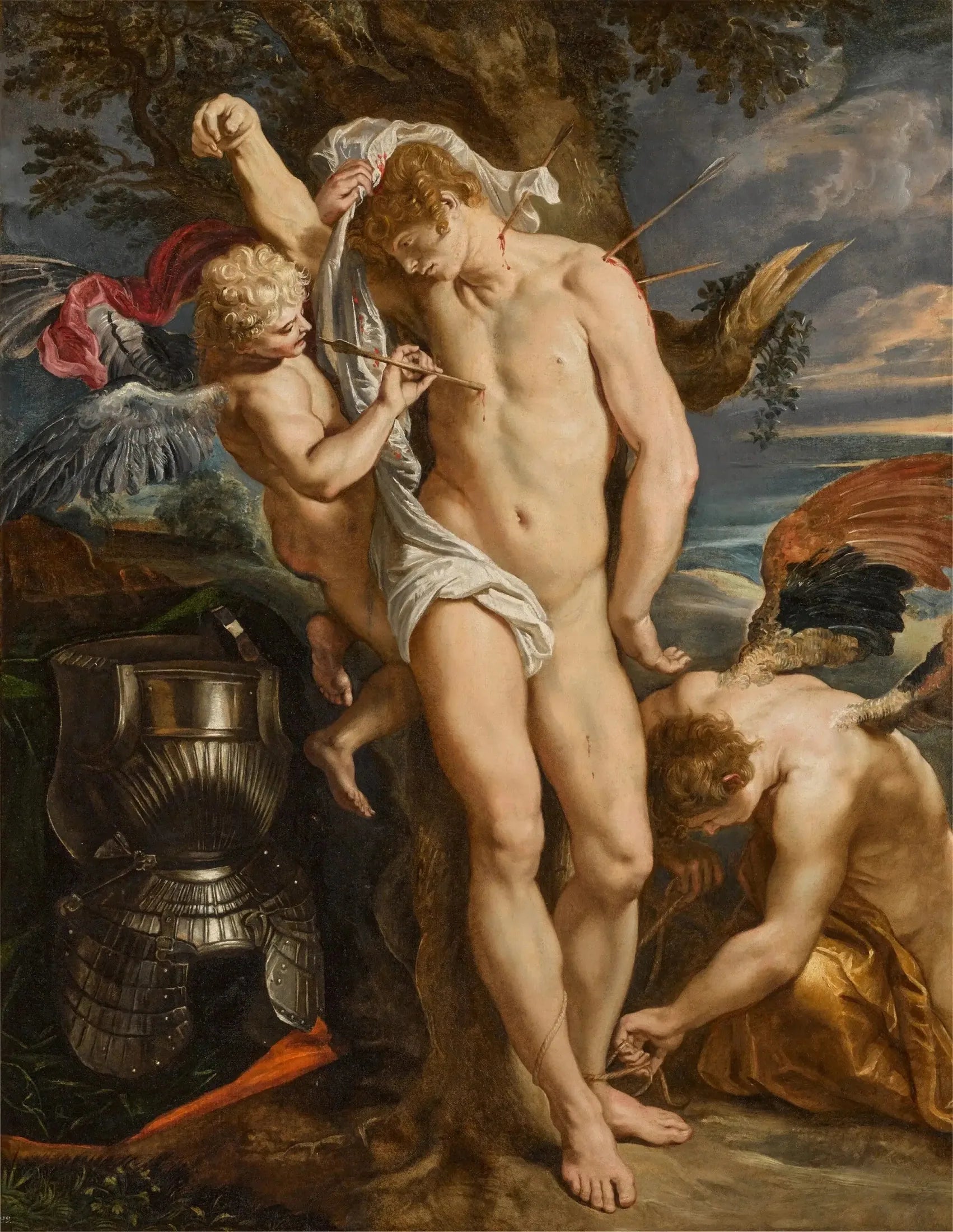 Saint Sébastien - Peter Paul Rubens image 1 copie de tableau peinte à la main