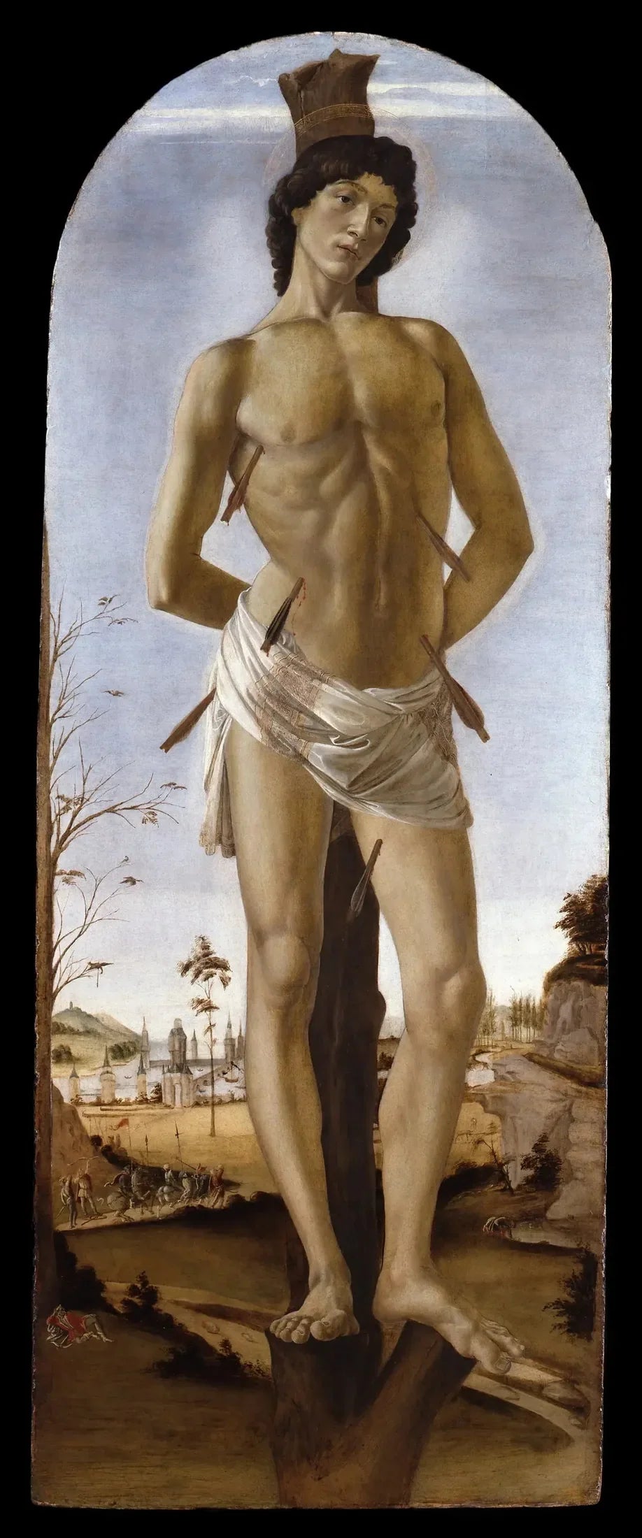 Saint Sébastien - Sandro Botticelli image 1 copie de tableau peinte à la main