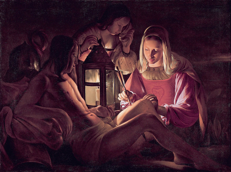 Saint Sébastien soigné par Irène - Georges de La Tour