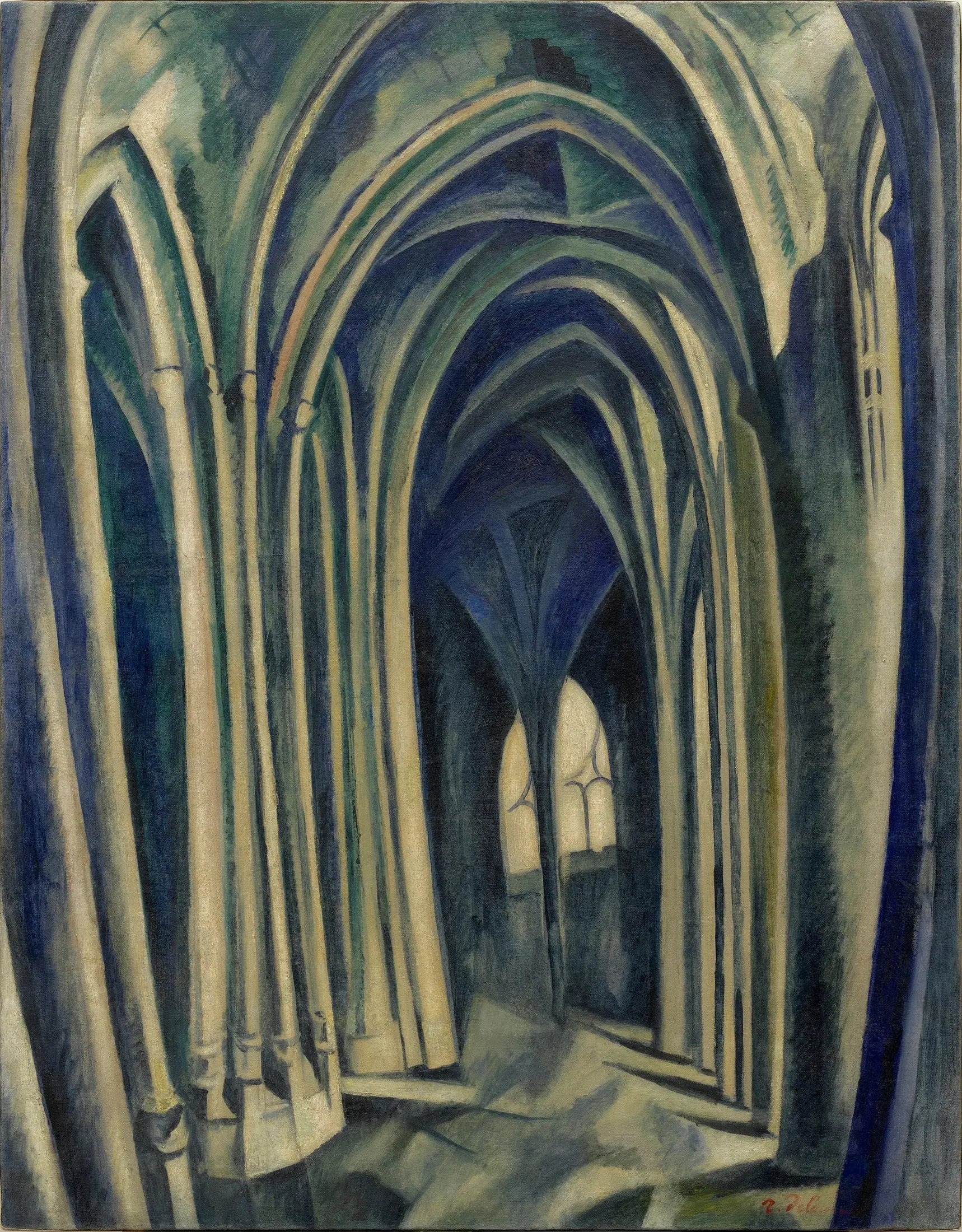 Saint-Séverin n°3 - Robert Delaunay image 1 tableau peint à l’huile sur toile