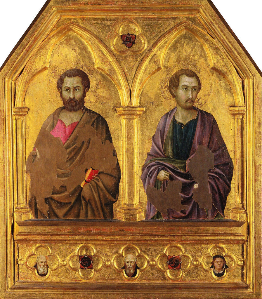 Saint Simon et Saint Thaddée (Jude) - Ugolino di Nerio image 1 reproduction artisanale de tableau