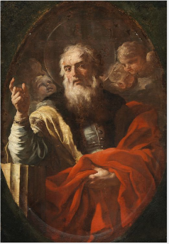 Saint Simplicius - Francesco Solimena image 1 reproduction artisanale de tableau