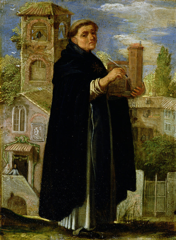 Saint Thomas d'Aquin - Adam Elsheimer image 1 reproduction artisanale de tableau