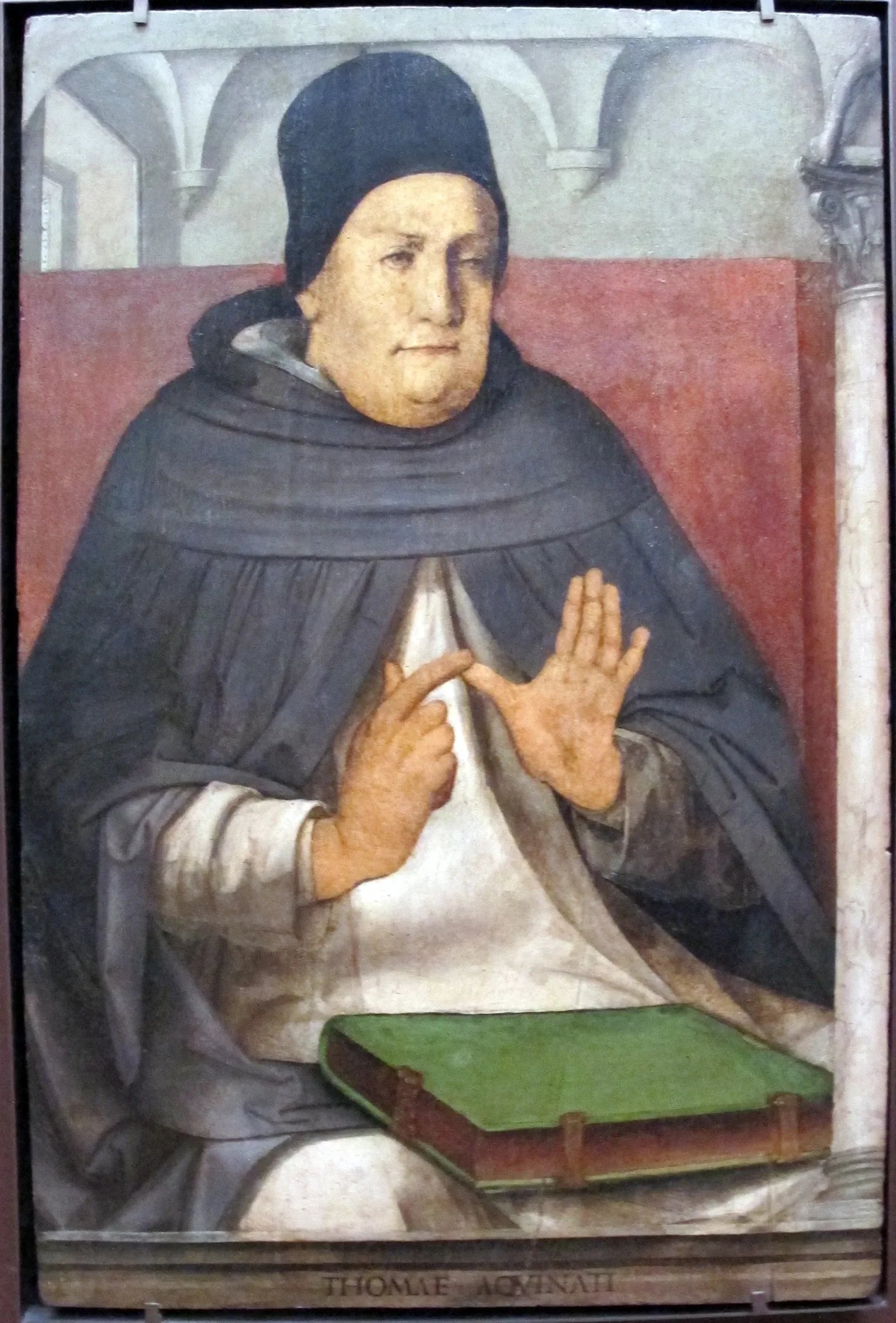 Saint Thomas d'Aquin - Pedro Berruguete image 1 copie de tableau peinte à la main