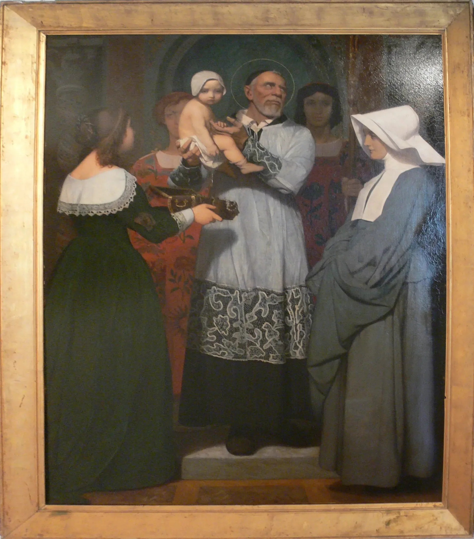 Saint Vincent de Paul - Jean-Léon Gérôme image 1 copie peinte à la main à l’huile
