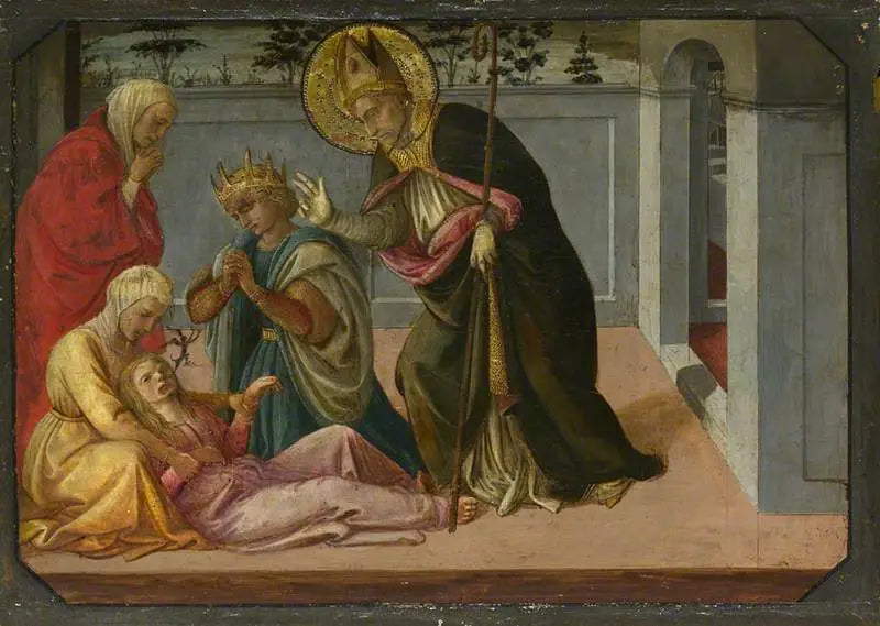 Saint Zeno exorcising the Daughter of Gallienus - Fra Filippo Lippi