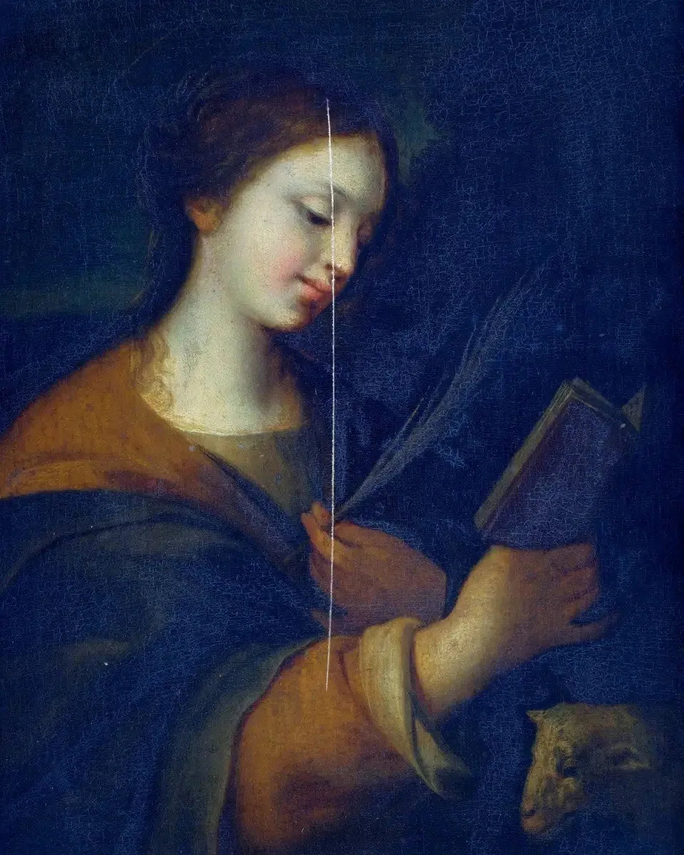 Sainte Agnès - Antonio da Correggio image 1 tableau peint à l’huile sur toile