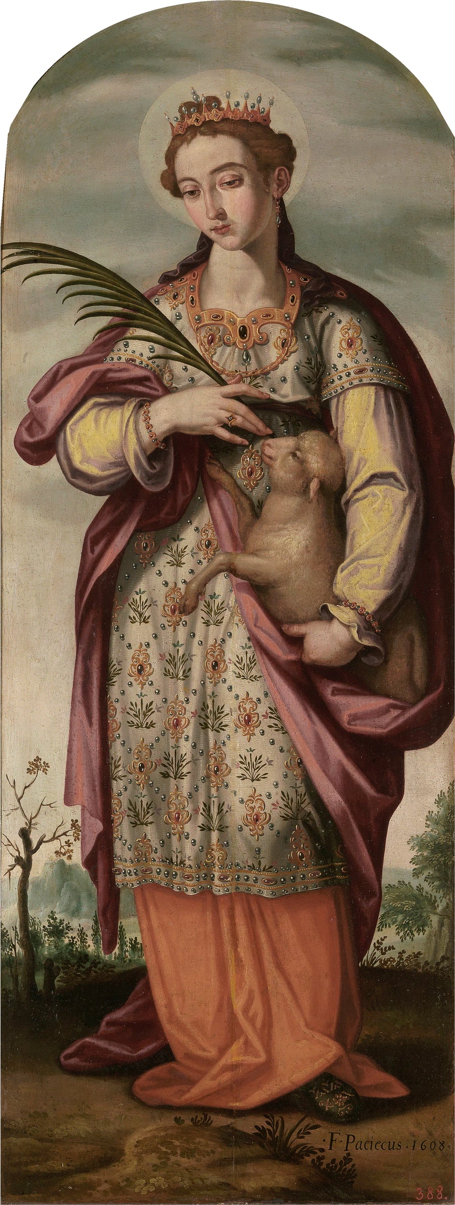 Sainte Agnès - Francisco Pacheco