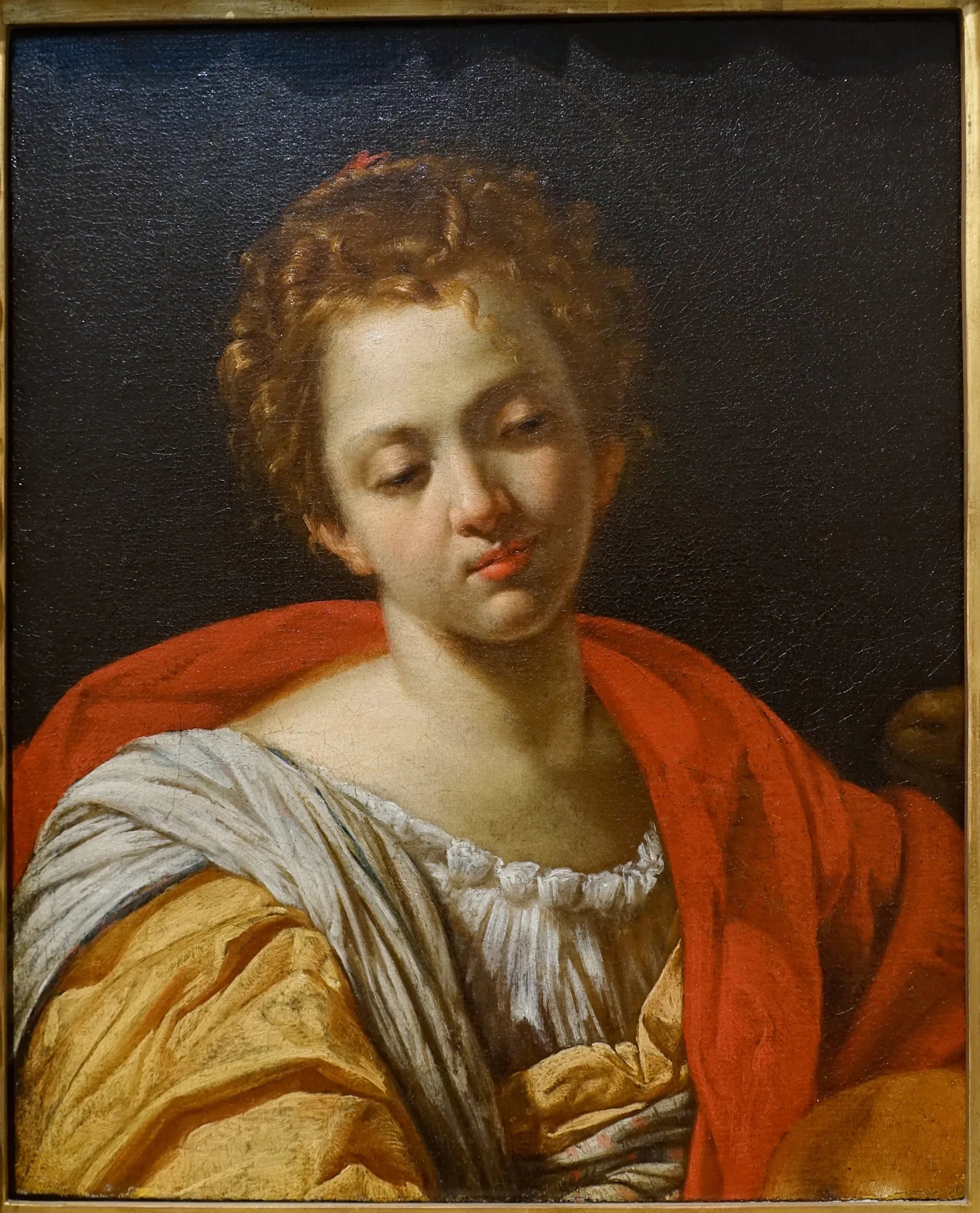 Sainte Agnès - Simon Vouet image 1 reproduction artisanale de tableau