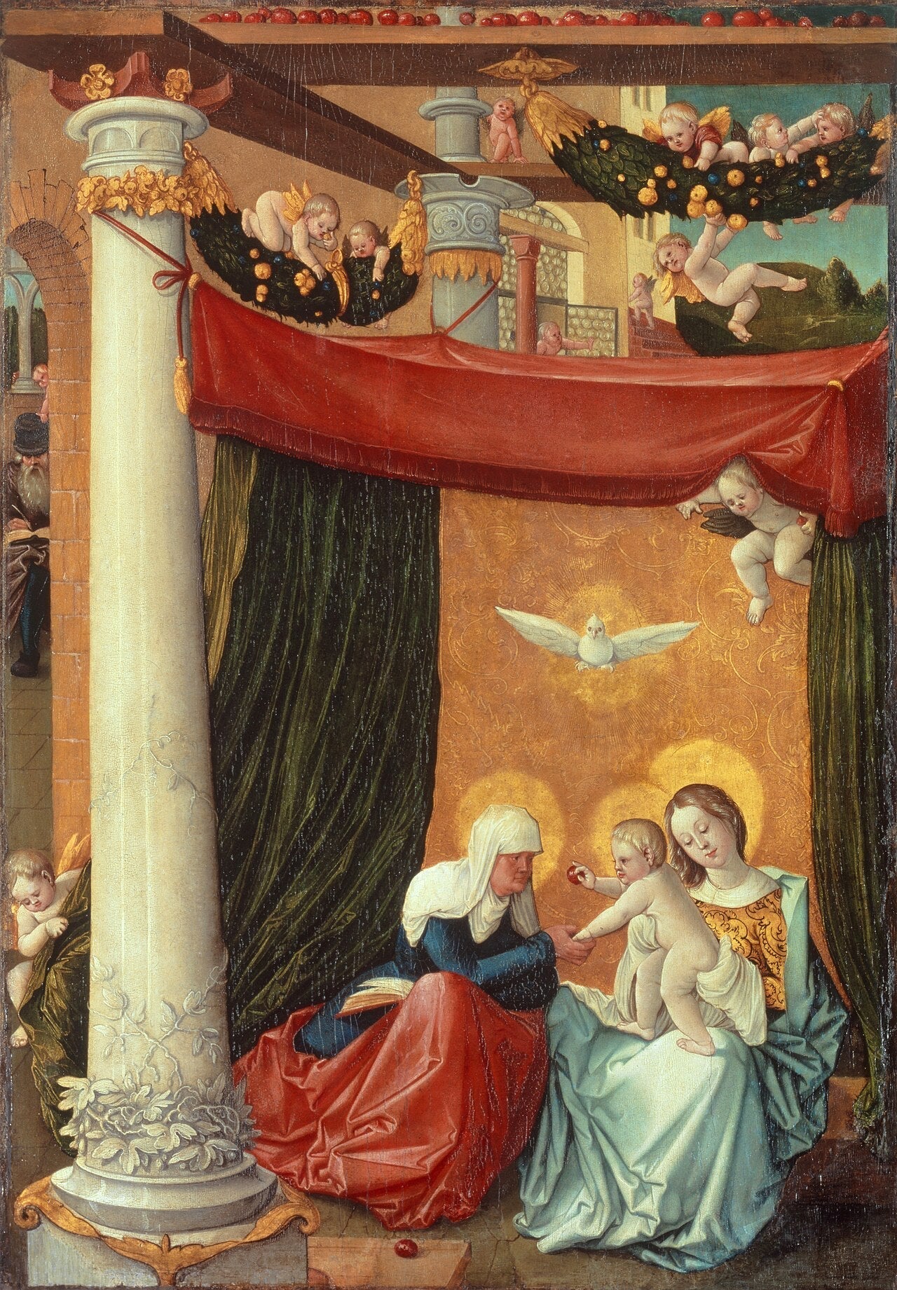 Sainte Anne trinitaire - Hans Baldung Grien image 1 reproduction de peinture à l’huile