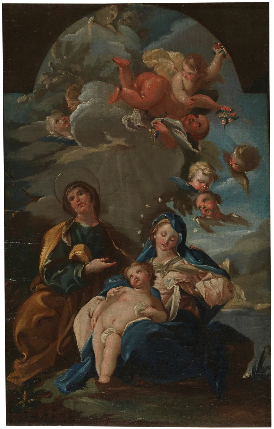 Sainte Anne, la Vierge et l'Enfant Jésus - Juan Ramírez de Arellano